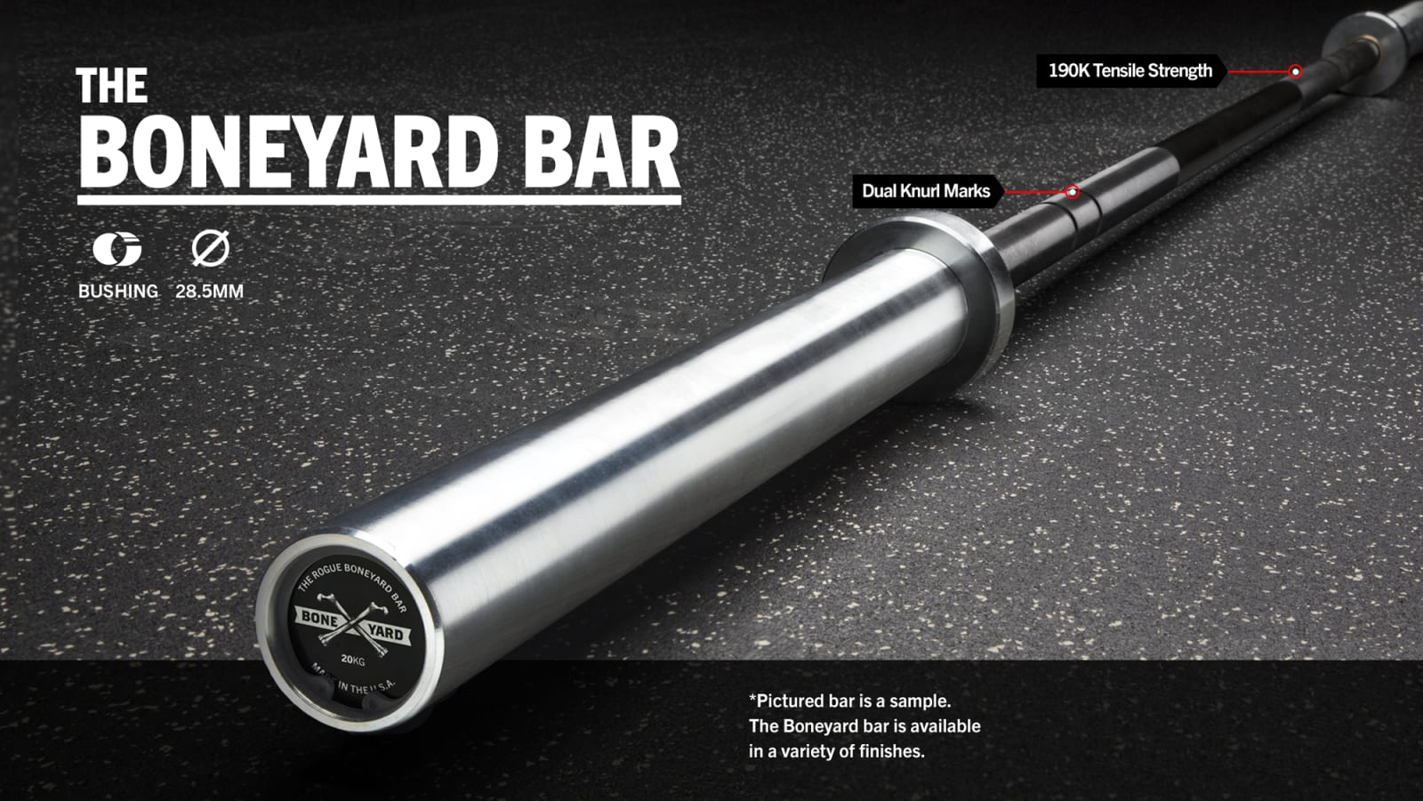 Rogue 28.5MM Boneyard Bars Rogue Fitness